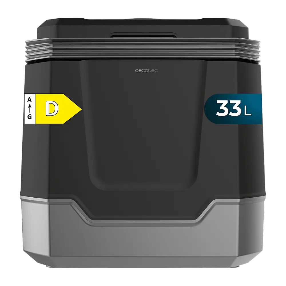 CECOTEC  Φορητό Ψυγείο Bolero TravelCooling 33L, 12V-220V, για Αυτοκίνητα & Τροχόσπιτα, Ψύξη & Θέρμανση, 8-65ºC, Μόνωση PU, Ενεργειακή Κλάση D  CEC-01920