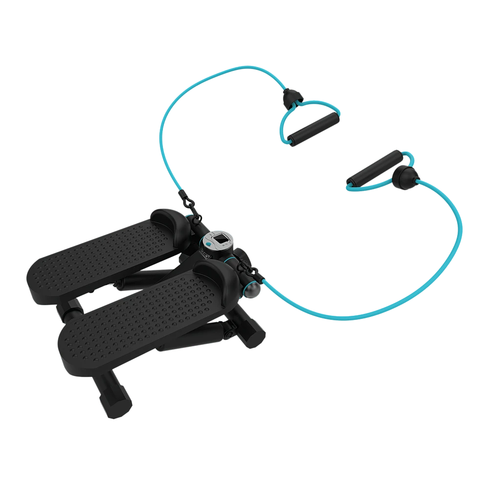 CECOTEC  Stepper Drumfit StepTrain 1000 με Ελαστικές Ταινίες Αντίστασης, Οθόνη LCD, Αντιολισθητικά Πεντάλ, Χειροκίνητη Αντίσταση, Μέγιστο Βάρος Χρήστη 100 Kg  CEC-07198