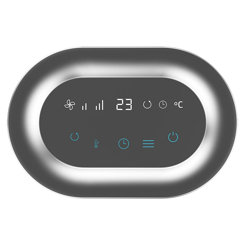 CECOTEC  Κεραμικό Θερμαντικό ReadyWarm 1550 Max με 1500 W, Περιστροφή, Ψηφιακή Οθόνη, Ρυθμιζόμενο Θερμοστάτη & 3 Λειτουργίες - Λευκό  CEC-08274