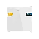 CECOTEC  Μίνι Ψυγείο Bolero CoolMarket TT 31 Dual White E, Μετατρέψιμο σε Καταψύκτη, 31 Λίτρα, Λευκή Πόρτα, Έλεγχος Θερμοκρασίας, Διαστάσεις 49.6x47.4 εκ.  CEC-01973