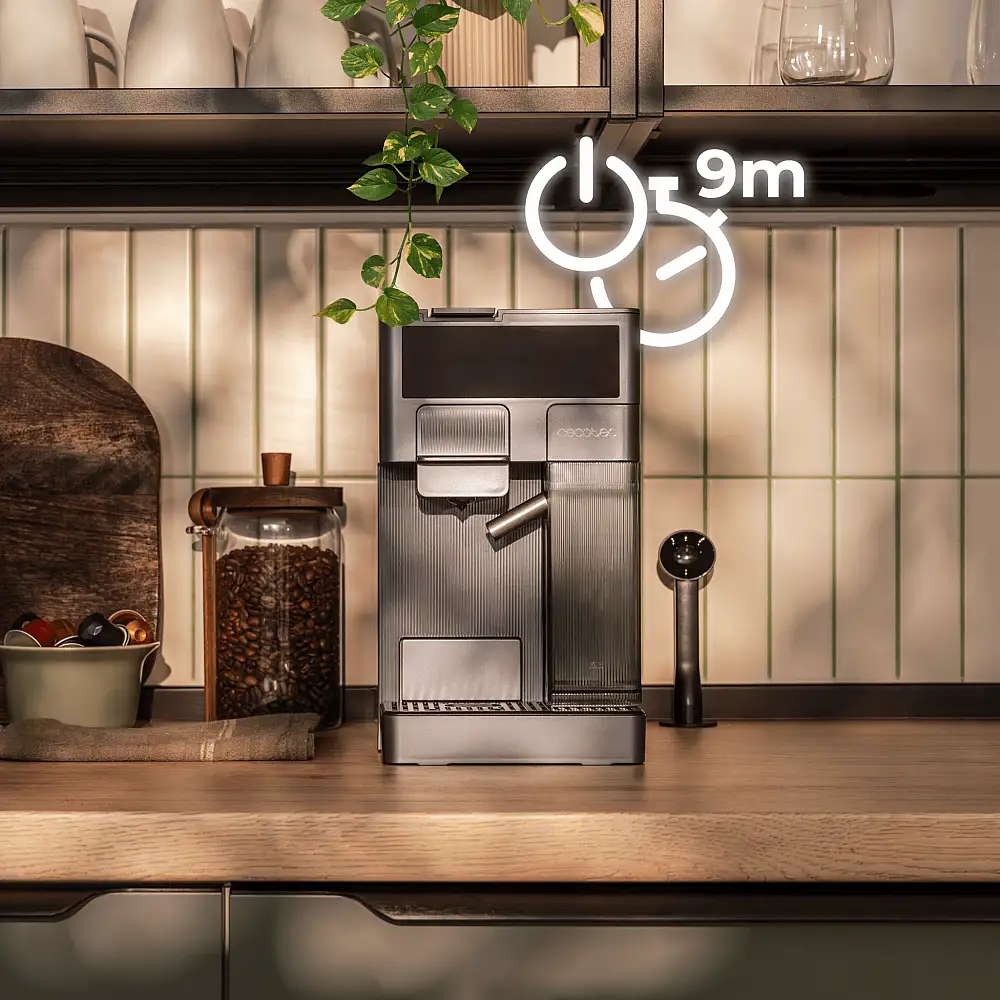 CECOTEC  Καφετιέρα FreeStyle Latte T 4 σε 1 με Δοχείο Γάλακτος - Συμβατή με Αλεσμένο Καφέ, Dolce Gusto, Nespresso και K-fee  CEC-100007