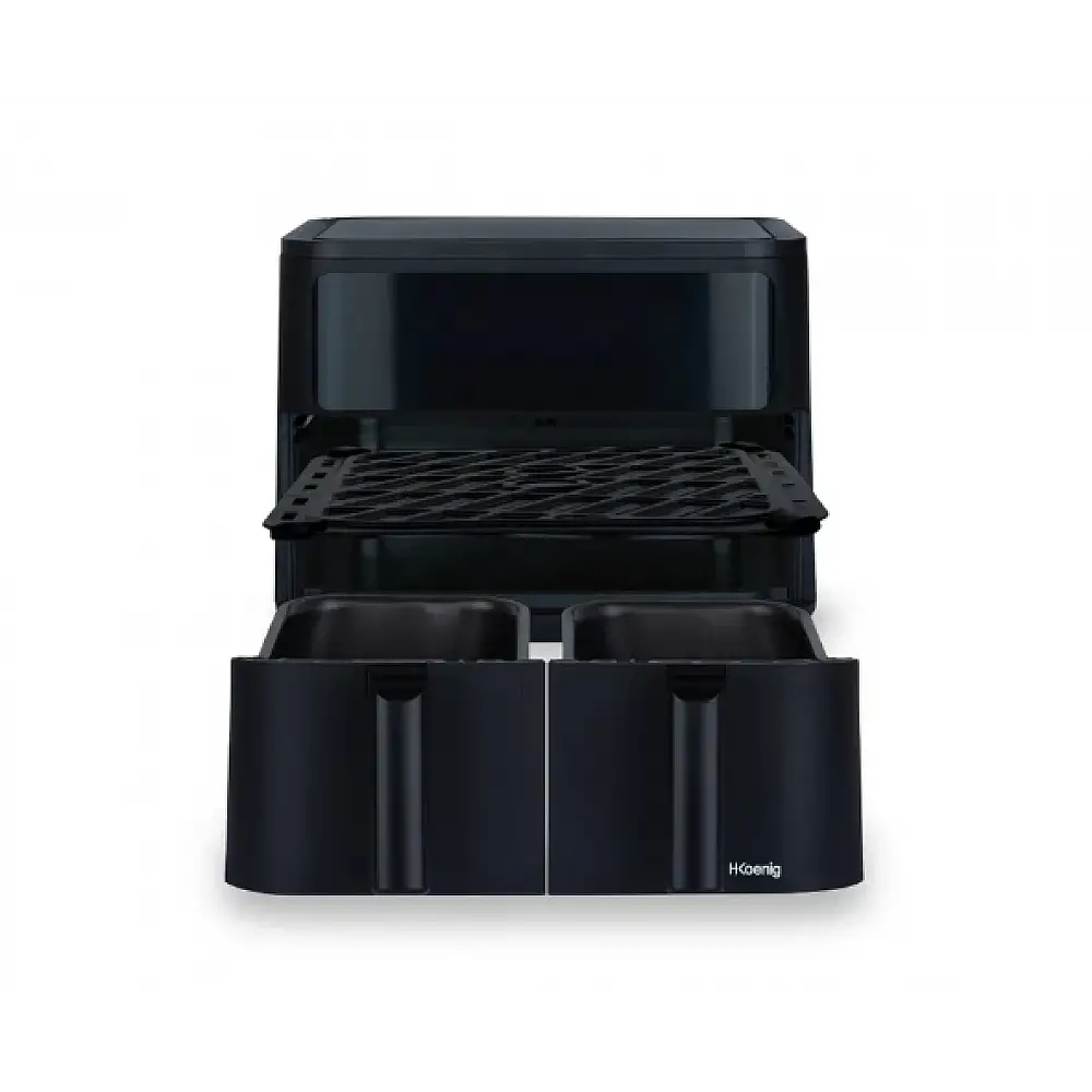 Διπλή Φριτέζα Αέρος Airfryer 9lt 2x4,5lt FRY900 H.Koenig