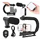 Vlogging Kit - Πλήρες Σετ Δημιουργίας Περιεχομένου Τρίποδο ,Λάμπα LED , Μικρόφωνο και Τηλεχειριστήριο   5907451365052 Verk Group