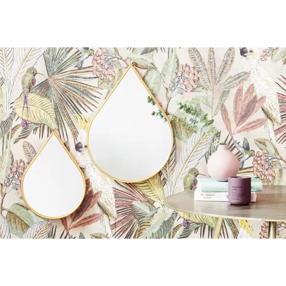 Καθρέφτες "Drop Anna"  - Σετ 2 τεμαχίων Χρυσό 8719743326514 Lifa-Living