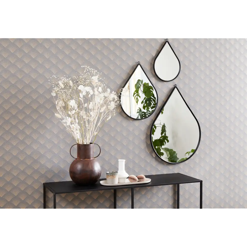 Καθρέφτες "Drop Anna"  - Σετ 2 τεμαχίων Χρυσό 8719743326514 Lifa-Living