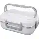 Ηλεκτρικό Lunchbox - Θερμαινόμενο Φαγητοδοχείο 40W 25.5 x 19 x 12 cm Λευκό&Γκρι 5907451366981 Verk Group
