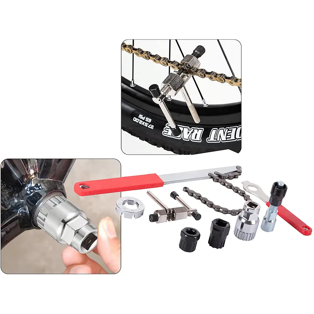 Σετ Εργαλείων Ποδηλάτου – Κλειδί Κασέτας, Αφαίρεση Δισκοβραχίονα & Εργαλεία Συντήρησης 5907451352960 Verk Group