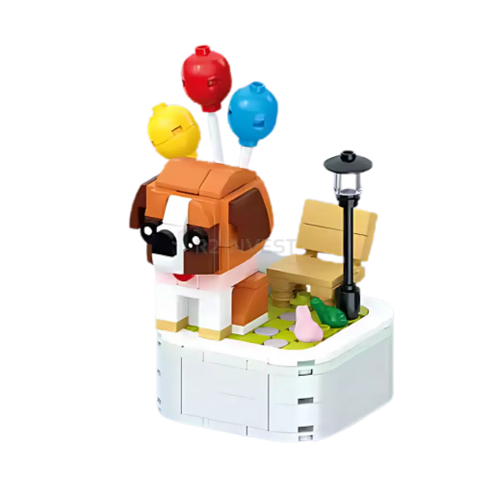 Σετ Δομικών Κύβων Σκύλος 5908222242213 SPM