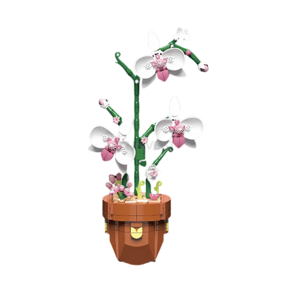 Σετ Δομικών Κύβων – Ορχιδέα σε Γλάστρα 379 τεμάχια  5908222242176 SPM