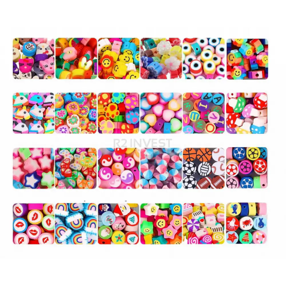 Παιδικό Σετ Δημιουργίας Κοσμημάτων – 480 Γυάλινες Χάντρες & Αξεσουάρ DIY 5908222241704 SPM