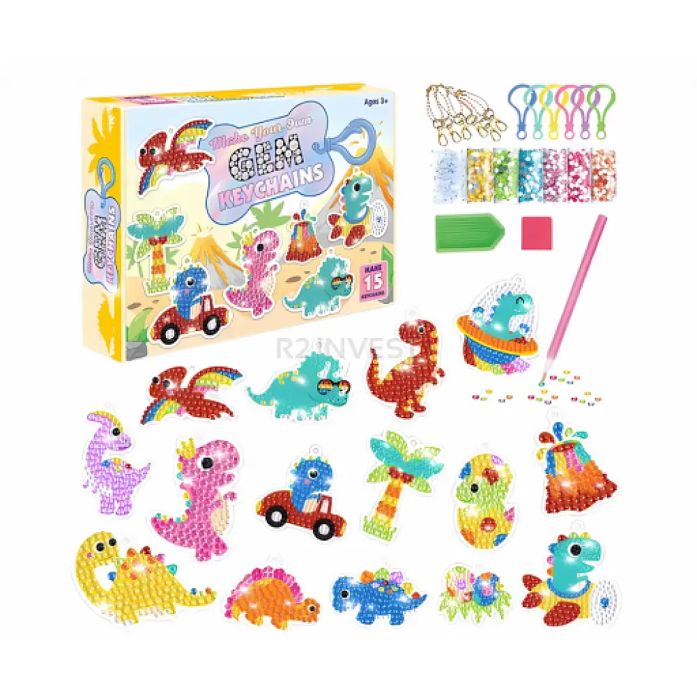 Σετ Διαμαντένιου Κεντήματος – Αυτοκόλλητα Δεινόσαυροι 20 x 15,5 x 4 cm 5908222241728 SPM