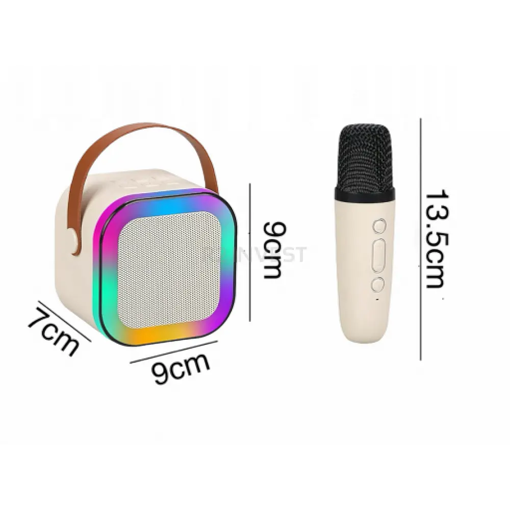 Ασύρματο Ηχείο Karaoke με Μικρόφωνο Bluetooth 89 x 69 x 89 mm 5908222241803 SPM