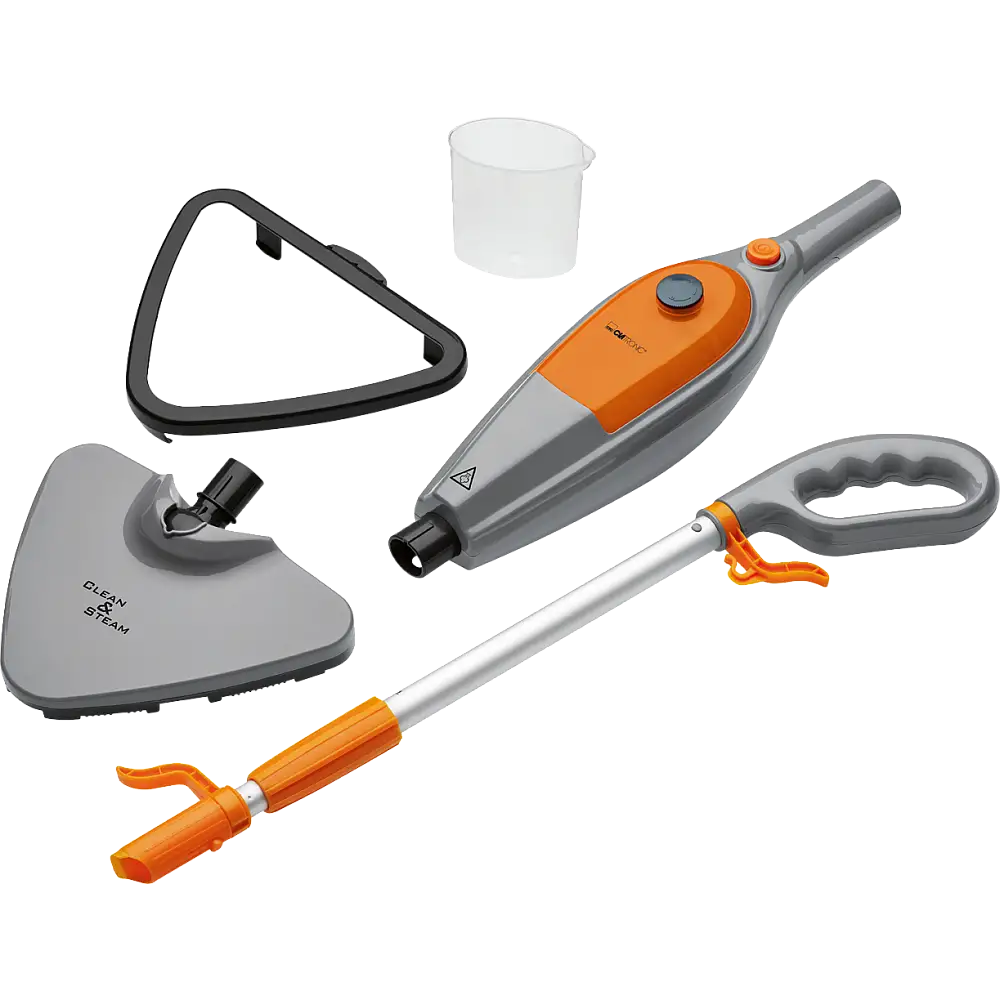 Ατμοκαθαριστής Δαπέδου 1500W – Ανθρακί/Πορτοκαλί DR3539 Clatronic