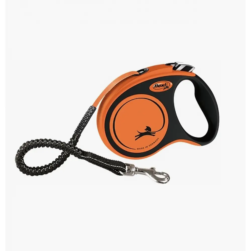 Πτυσσόμενο Λουρί/Οδηγός Σκύλου Ιμάντας Xtreme S 5M εως 15kg Πορτοκαλί4000498034200 Flexi
