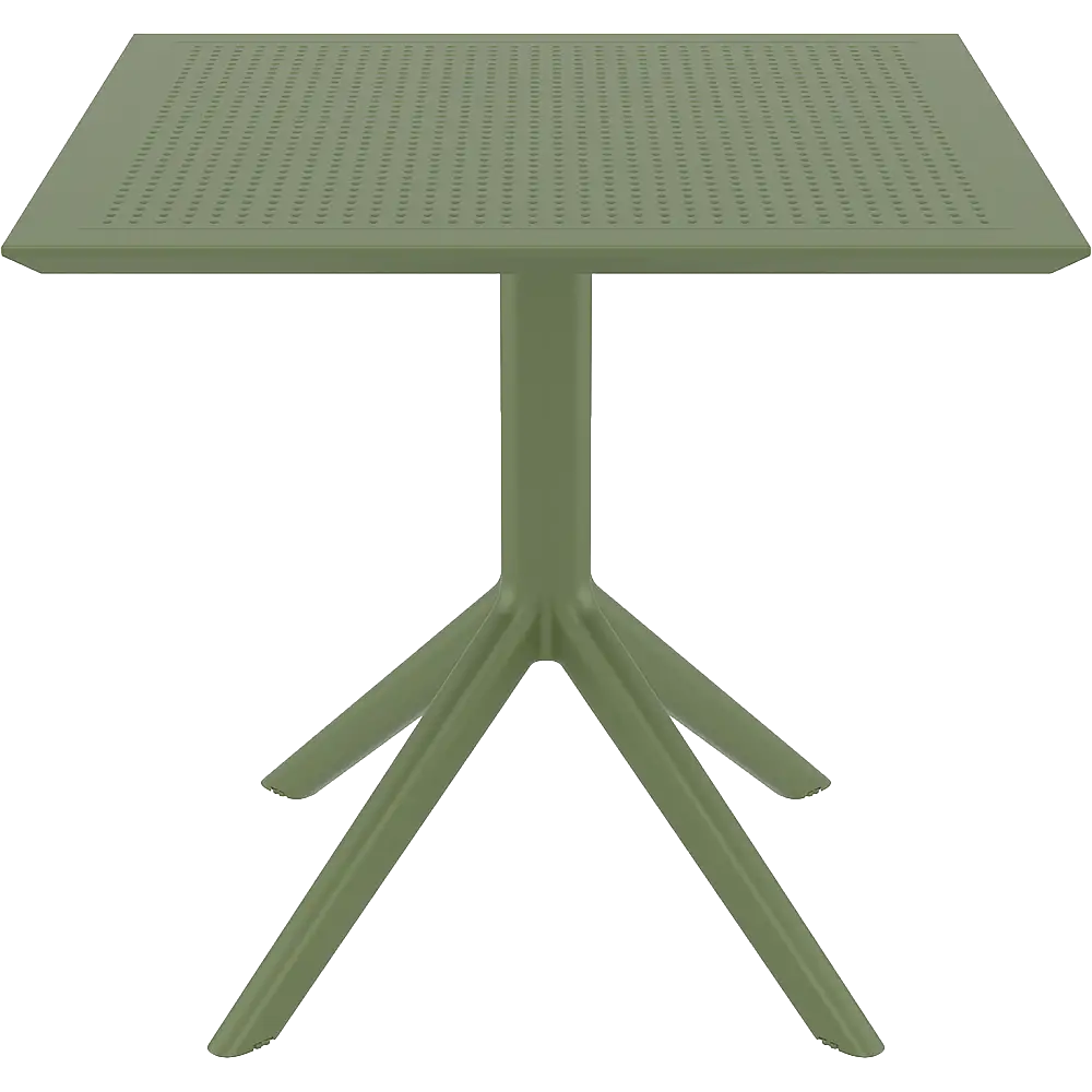 SKY OLIVE GREEN 80X80X74εκ. ΤΡΑΠΕΖΙ  ΠΟΛ/ΝΙΟΥ