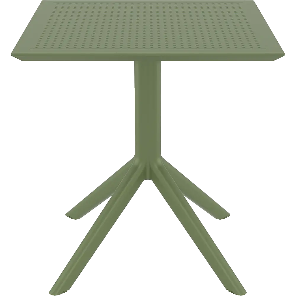 SKY OLIVE GREEN 70X70X74εκ. ΤΡΑΠΕΖΙ ΠΟΛ/ΝΙΟΥ