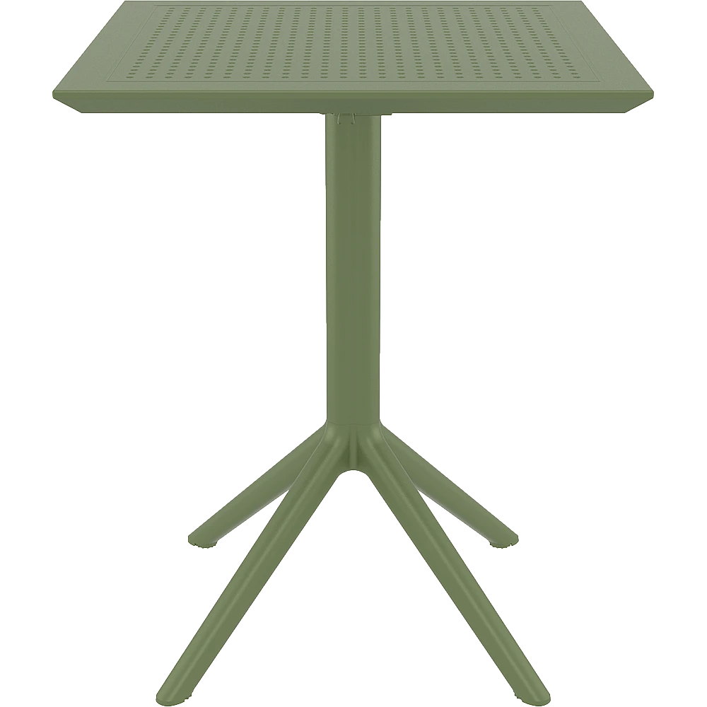 SKY OLIVE GREEN 60Χ60X74εκ. ΤΡΑΠΕΖΙ ΠΤΥΣ/ΝΟ ΠΟΛ/ΝΙΟΥ