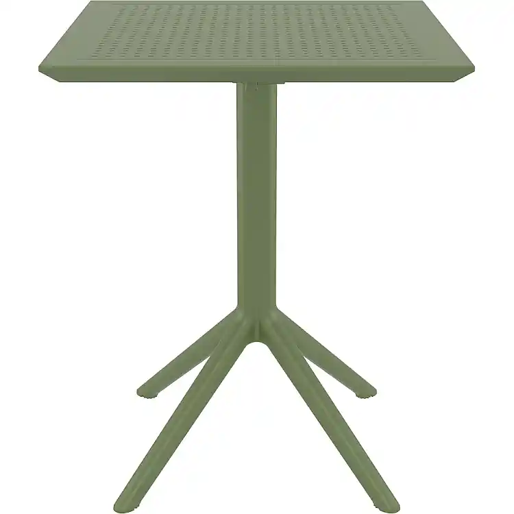 SKY OLIVE GREEN 60Χ60X74εκ. ΤΡΑΠΕΖΙ ΠΤΥΣ/ΝΟ ΠΟΛ/ΝΙΟΥ