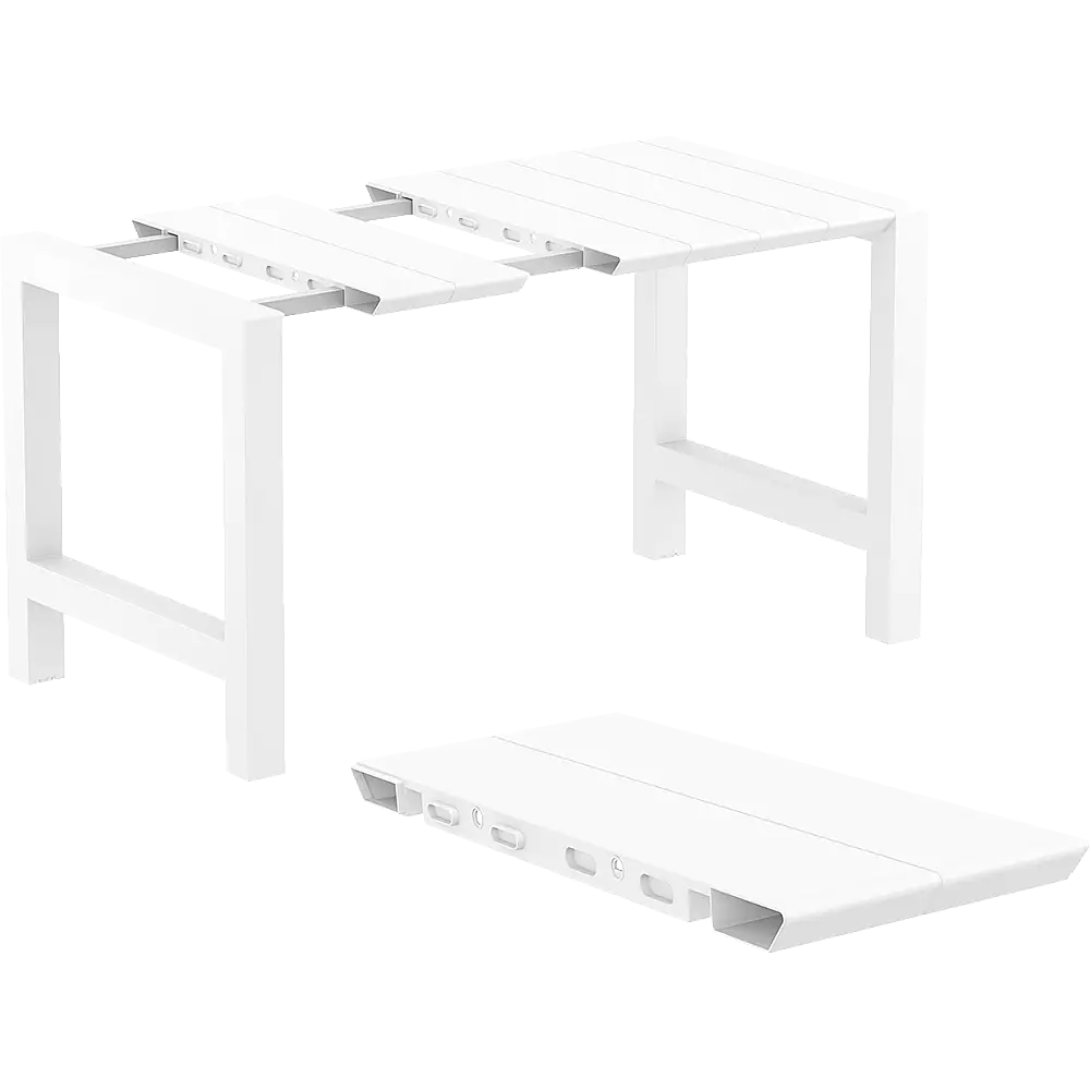 VEGAS BAR WHITE 100X100/140εκ. ΕΠΕΚΤ. ΠΟΛ/ΝΙΟΥ