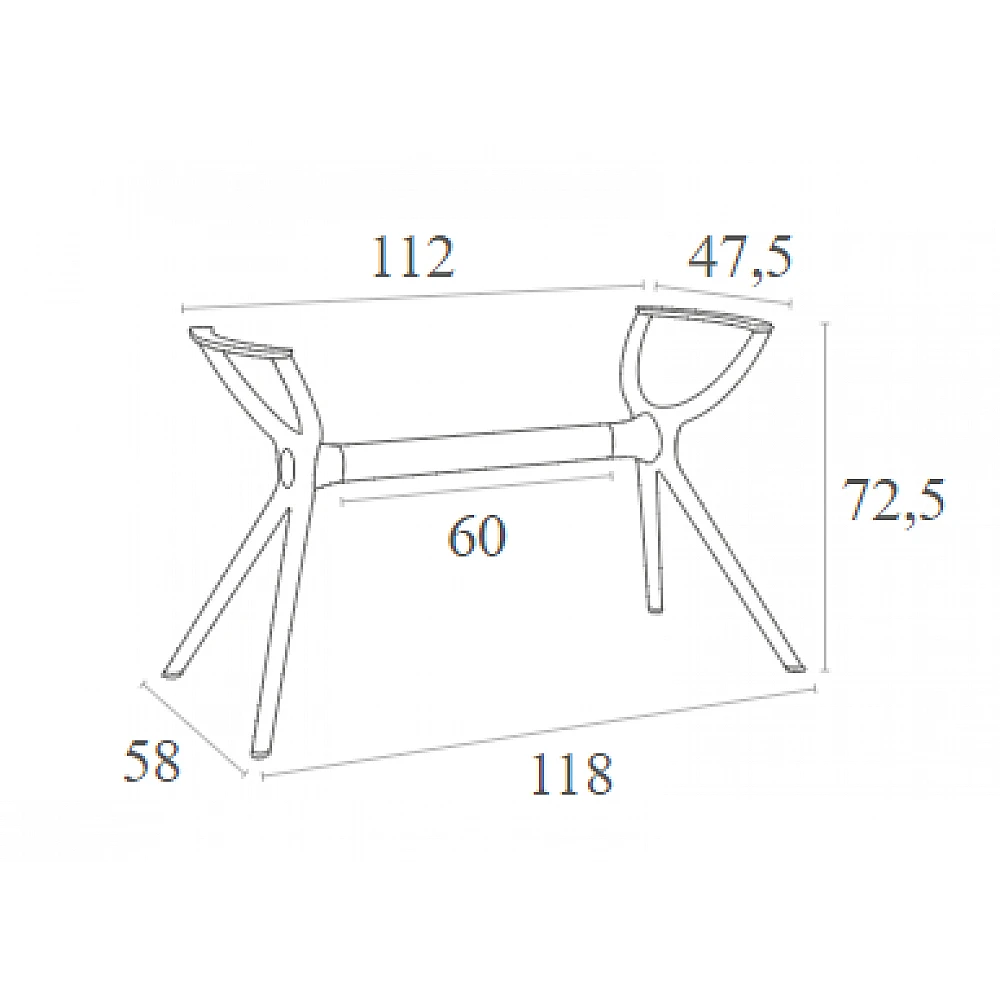 AIR ΒΑΣΗ WHITE MEDIUM 118X58X72,5εκ. ΠΟΛ/ΝΙΟΥ AIR ΒΑΣΗ WHITE MEDIUM 118X58X72,5εκ. ΠΟΛ/ΝΙΟΥ
