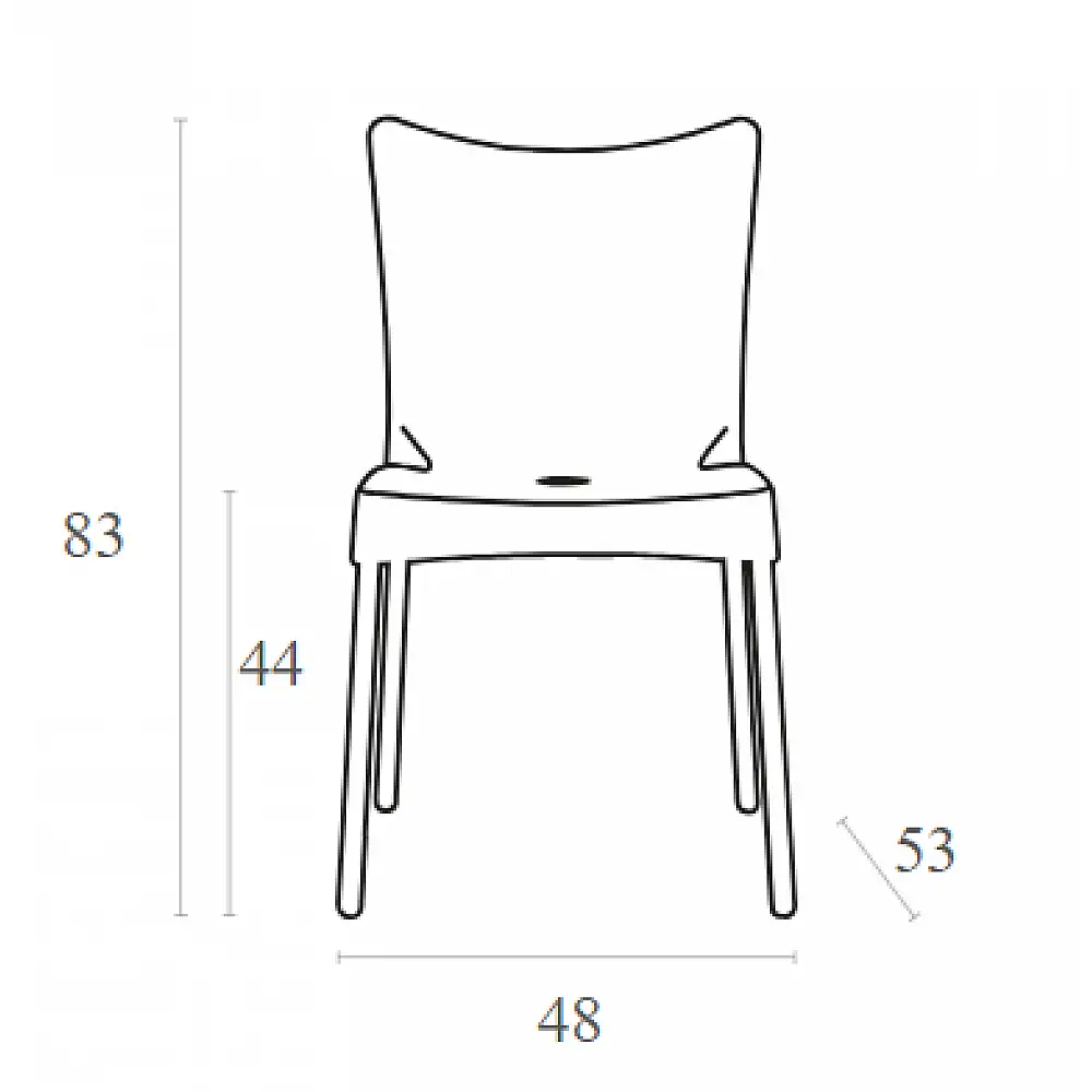 JULIETTE BEIGE ΚΑΡΕΚΛΑ ΠΟΛ/ΝΙΟΥ/ΑΛΟΥΜ. 48Χ53Χ83εκ.