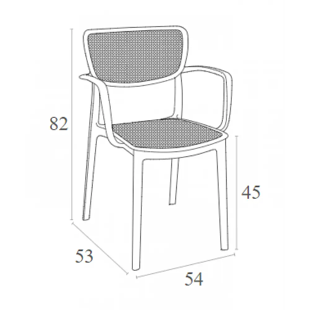 LOFT OLIVE GREEN ΠΟΛΥΘΡΟΝΑ ΠΟΛ/ΝΙΟΥ 54X53X82εκ.