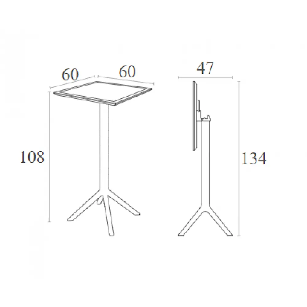 SKY TAUPE BAR 60Χ60Χ108εκ.ΠΤΥΣ/ΝΟ ΤΡΑΠ. ΠΟΛ/ΝΙΟΥ SKY TAUPE BAR 60Χ60Χ108εκ.ΠΤΥΣ/ΝΟ ΤΡΑΠ. ΠΟΛ/ΝΙΟΥ