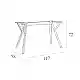 MAX ΒΑΣΗ BLACK MEDIUM 117X58X72εκ. ΠΟΛ/ΝΙΟΥ