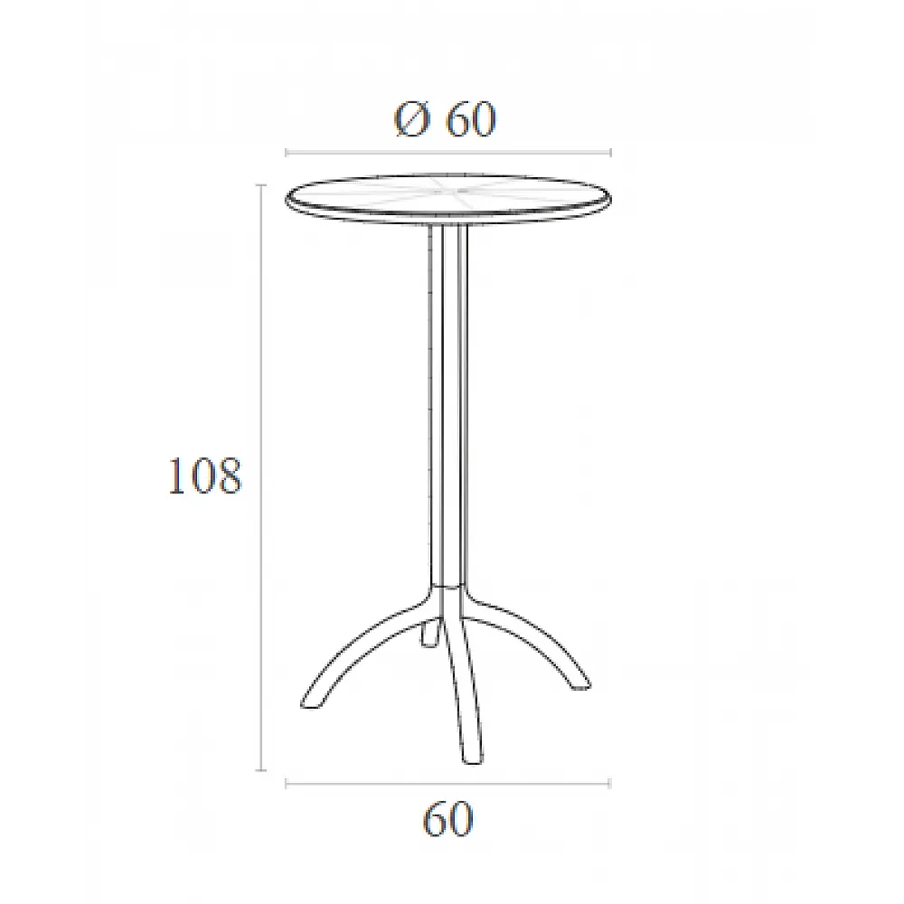 OCTOPUS BAR Φ60Χ108εκ.BLACK ΠΟΛ/ΝΙΟΥ OCTOPUS BAR Φ60Χ108εκ.BLACK ΠΟΛ/ΝΙΟΥ