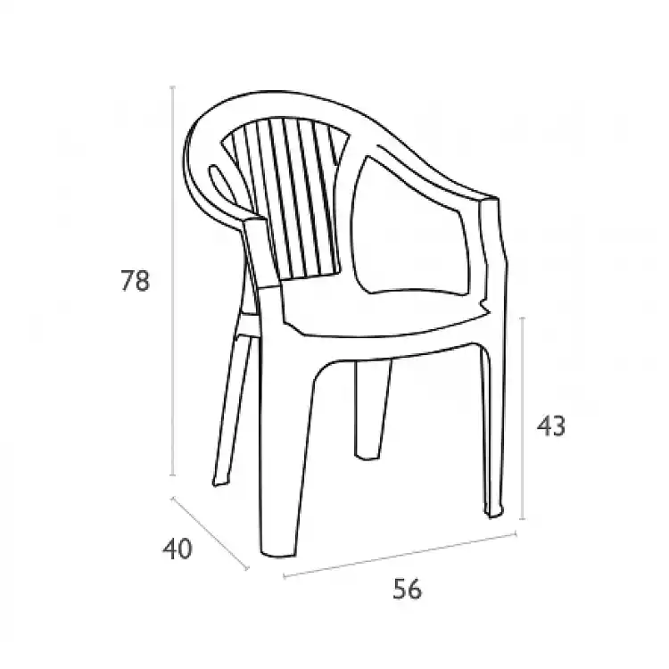 LOLA ΠΡΑΣΙΝΗ ΠΟΛΥΘΡΟΝΑ 56X40X78εκ.