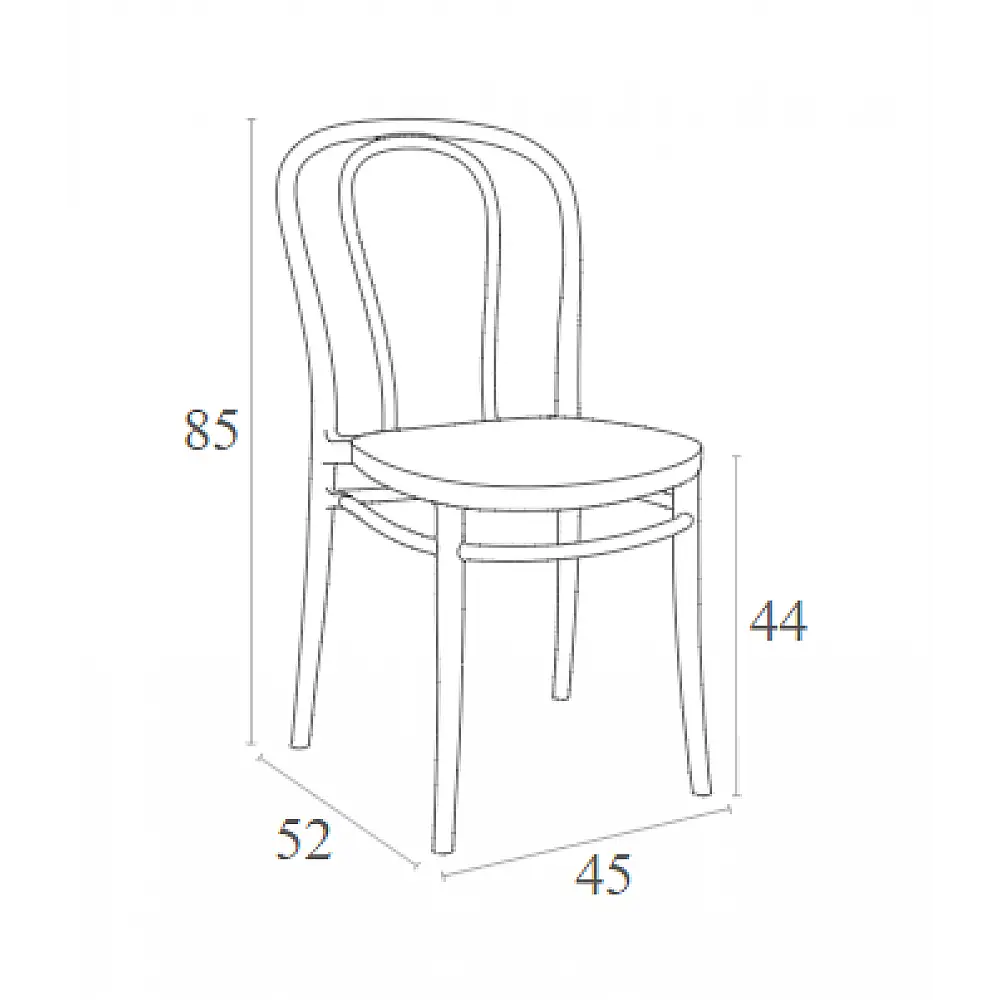 VICTOR TAUPE(Σ14)ΚΑΡΕΚΛΑ ΠΟΛ/ΝΙΟΥ 45Χ52Χ85εκ.