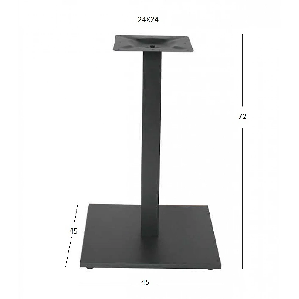 FLAT PROMO 45Χ45Χ72εκ. ΒΑΣΗ ΜΕΤΑΛΛΙΚΗ ΜΕ ΡΕΓ/ΡΟΥΣ