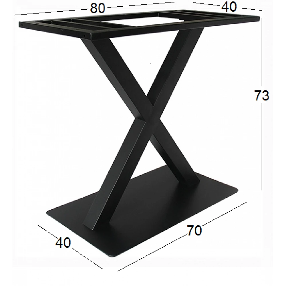 PRIME 70X40X73εκ.ΜΑΚΡ/ΝΗ ΒΑΣΗ ΜΕΤΑΛΛΙΚΗ