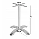 SAMIN 66X66Χ72εκ. 4ΝΥΧΗ ΒΑΣΗ ΑΛΟΥΜΙΝΙΟΥ ΜΕ ΡΕΓ/ΡΟΥΣ SAMIN 66X66Χ72εκ. 4ΝΥΧΗ ΒΑΣΗ ΑΛΟΥΜΙΝΙΟΥ ΜΕ ΡΕΓ/ΡΟΥΣ