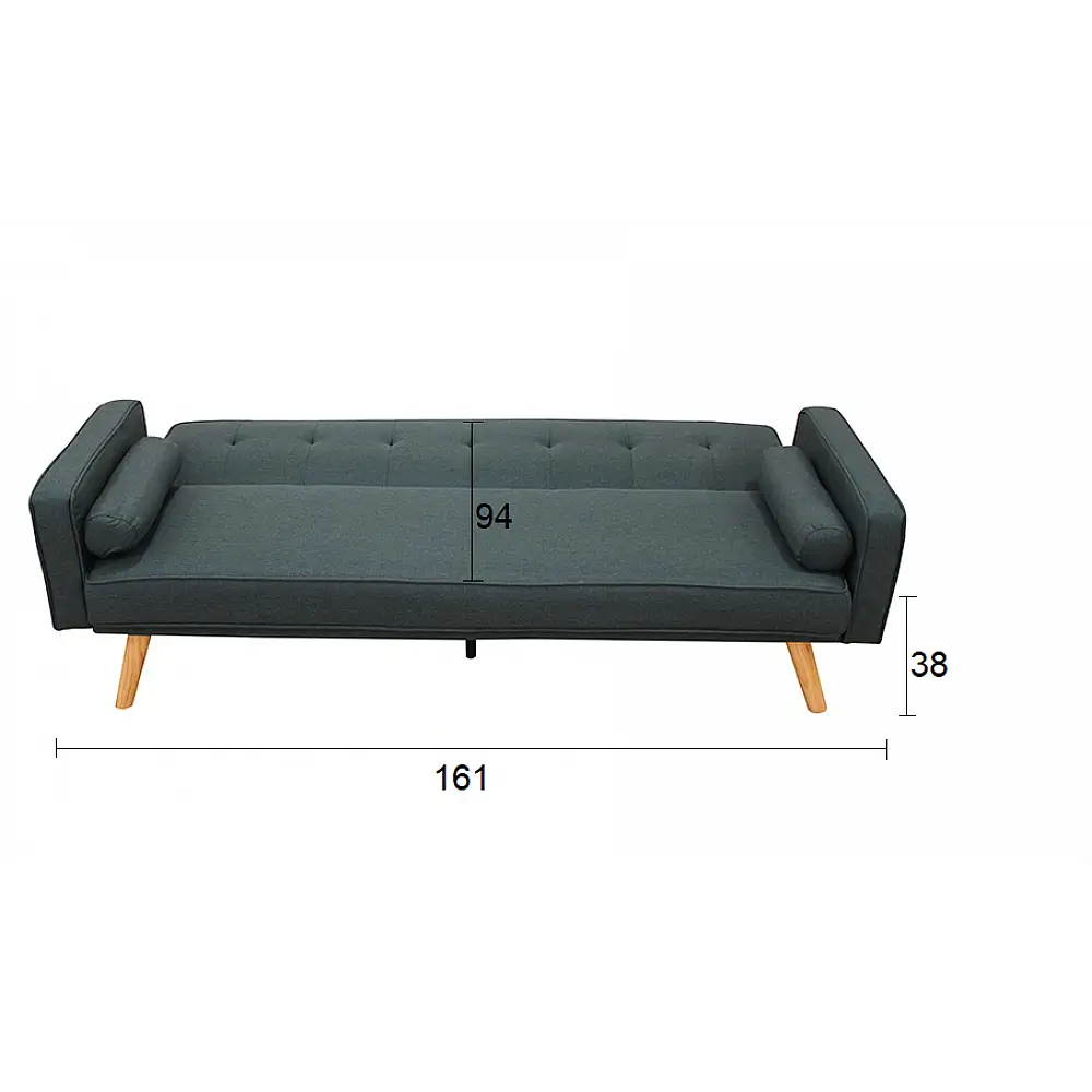 RONY GREEN ΥΦΑΣΜΑ ΚΑΝΑΠΕΣ-ΚΡΕΒΑΤΙ 179X80X75εκ.