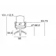 BS9600 ΜΑΥΡΟ PVC ΠΟΛΥΘΡΟΝΑ ΓΡΑΦΕΙΟΥ