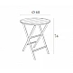 HELEN DARK GREY Φ60X74εκ. ΤΡΑΠΕΖΙ ΠΤΥΣ/ΝΟ ΠΟΛ/ΝΙΟΥ HELEN DARK GREY Φ60X74εκ. ΤΡΑΠΕΖΙ ΠΤΥΣ/ΝΟ ΠΟΛ/ΝΙΟΥ