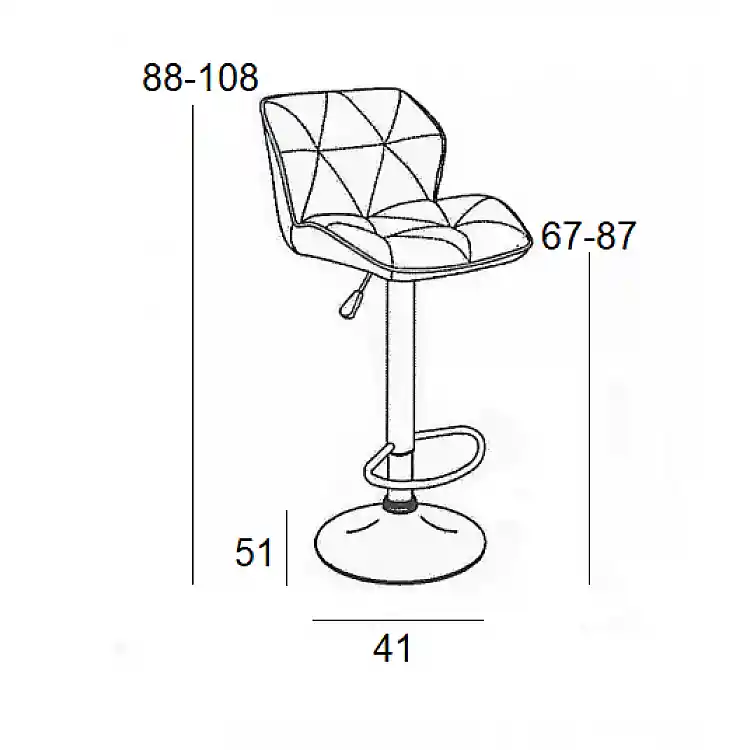 BAR86 MARGO ΣΚΑΜΠΟ ΜΠΕΖ PU(Σ2)ΜΕ ΑΜΟΡΤΙΣΕΡ 41Χ51Χ108εκ.