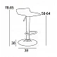 Σκαμπό Μπάρ 2τμχ Bar3 Κρεμ Pvc 38x38x85εκ. Σκαμπό Μπάρ 2τμχ Bar3 Κρεμ Pvc 38x38x85εκ.