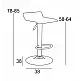 Σκαμπό Μπάρ 2τμχ Bar3 Μαύρο Pvc 38x38x85εκ. Σκαμπό Μπάρ 2τμχ Bar3 Μαύρο Pvc 38x38x85εκ.
