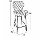 Σκαμπό Μπάρ 2τμχ Martin 66εκ. Γκρί Ύφασμα 45x49x66-98εκ. Σκαμπό Μπάρ 2τμχ Martin 66εκ. Γκρί Ύφασμα 45x49x66-98εκ.