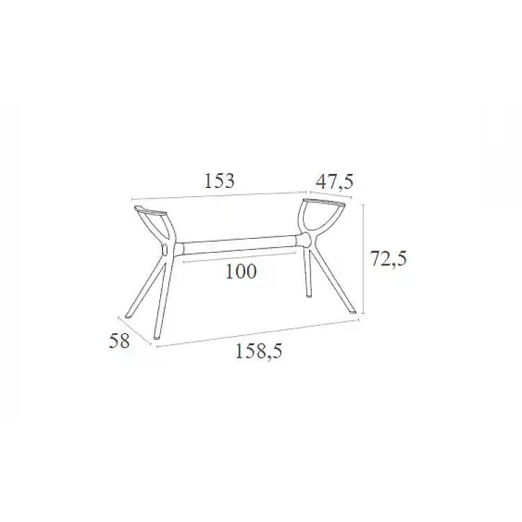 AIR ΒΑΣΗ TAUPE XL 158,5X58X72,5εκ.  ΠΟΛ/ΝΙΟΥ