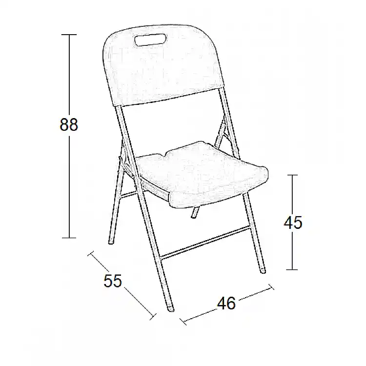 FANAL PLUS ΚΑΡΕΚΛΑ CATERING ΠΤΥΣΣΟΜΕΝΗ 46Χ55Χ45-88εκ.