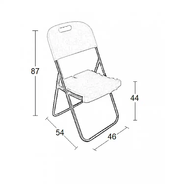FANAL ΚΑΡΕΚΛΑ CATERING ΠΤΥΣΣΟΜΕΝΗ 46X54X44-87εκ.