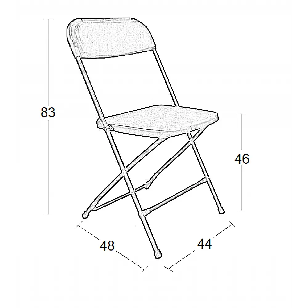 BOLD ΛΕΥΚΗ ΚΑΡΕΚΛΑ ΠΤΥΣΣ/ΝΗ 44Χ48Χ46-83εκ.