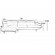 CORNER GREY ΥΦΑΣΜΑ ΔΕΞΙΑ ΓΩΝΙΑ 250X153εκ. CORNER GREY ΥΦΑΣΜΑ ΔΕΞΙΑ ΓΩΝΙΑ 250X153εκ.