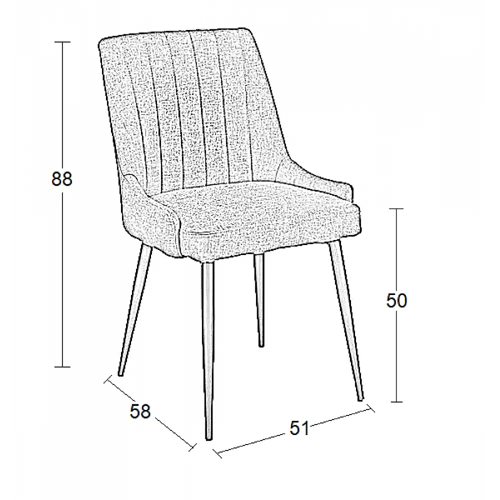 MEGAN L. BEIGE ΥΦΑΣΜΑ ΚΑΡΕΚΛΑ ΜΕΤΑΛΛΙΚΗ 51(56)Χ58Χ88εκ.