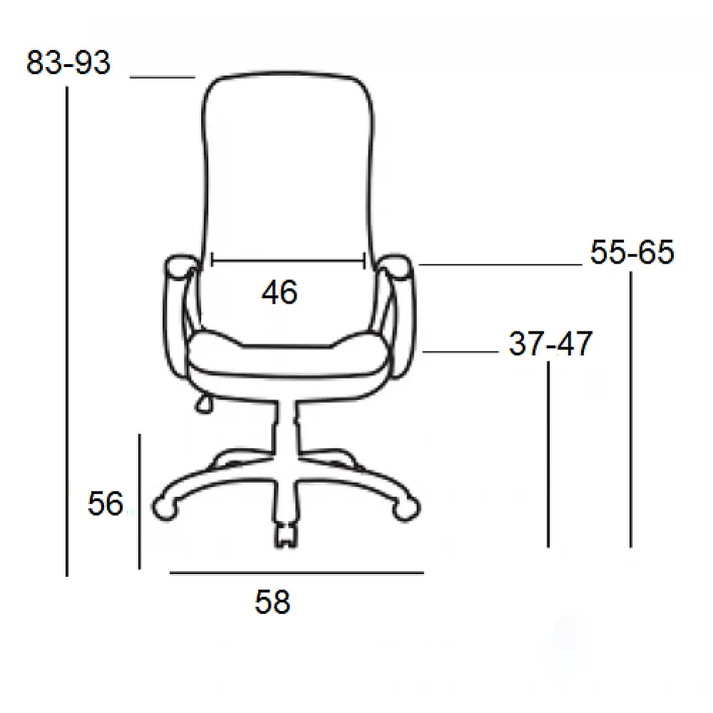 A9942 ΜΑΥΡΟ PVC ΠΟΛΥΘΡΟΝΑ ΓΡΑΦΕΙΟΥ