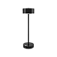 it-Lighting Crater Rechargeable LED 2W 3CCT Touch Table Lamp Black D:38cmx11cm (80100110)