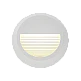 it-Lighting Maroon LED 2W 3CCT Outdoor Wall Lamp White D:15cmx2.7cm (80201620) it-Lighting Maroon LED 2W 3CCT Outdoor Wall Lamp White D:15cmx2.7cm (80201620)